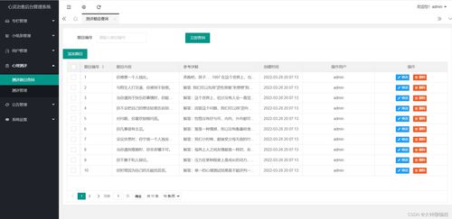 计算机毕业 课程设计系列基于springboot的心理健康咨询服务系统
